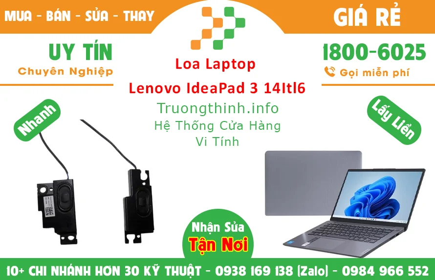 Bán Loa Laptop Lenovo Ideapad 3 14Itl6