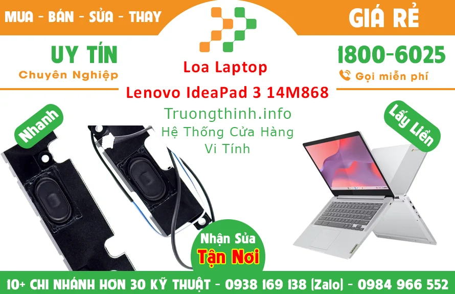 Bán Loa Laptop Lenovo Ideapad 3 14M868