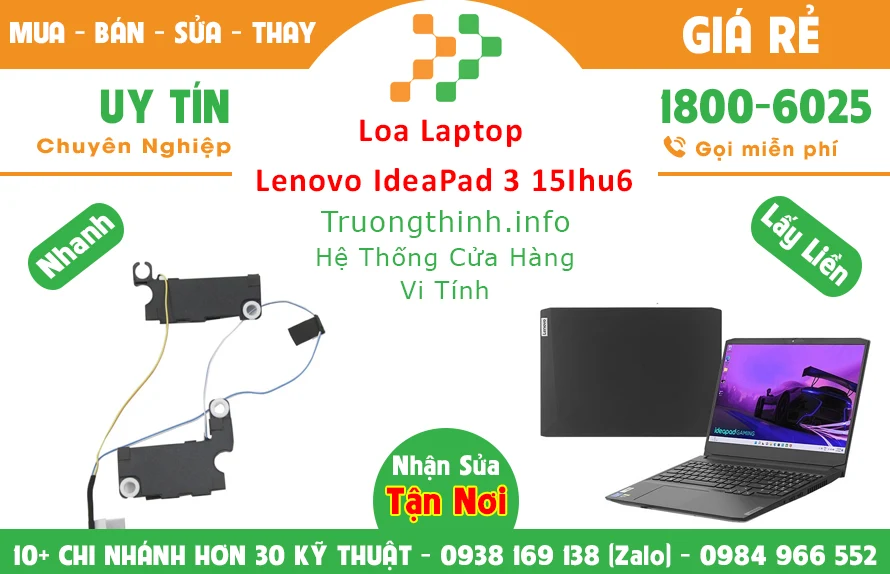 Bán Loa Laptop Lenovo Ideapad 3 15Ihu6