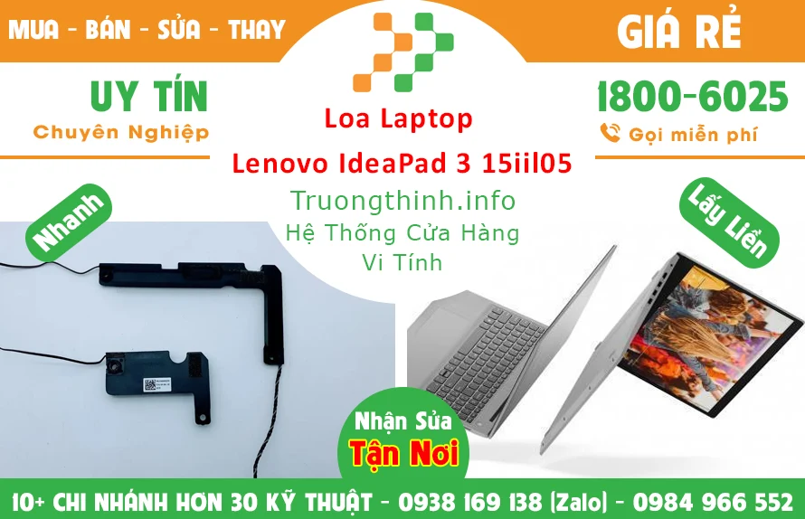 Thay Loa Laptop Lenovo Ideapad 3 15Iil05