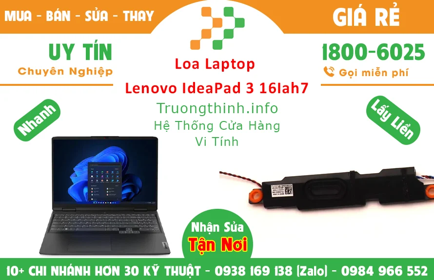 Bán Loa Laptop Lenovo Ideapad 3 16Iah7