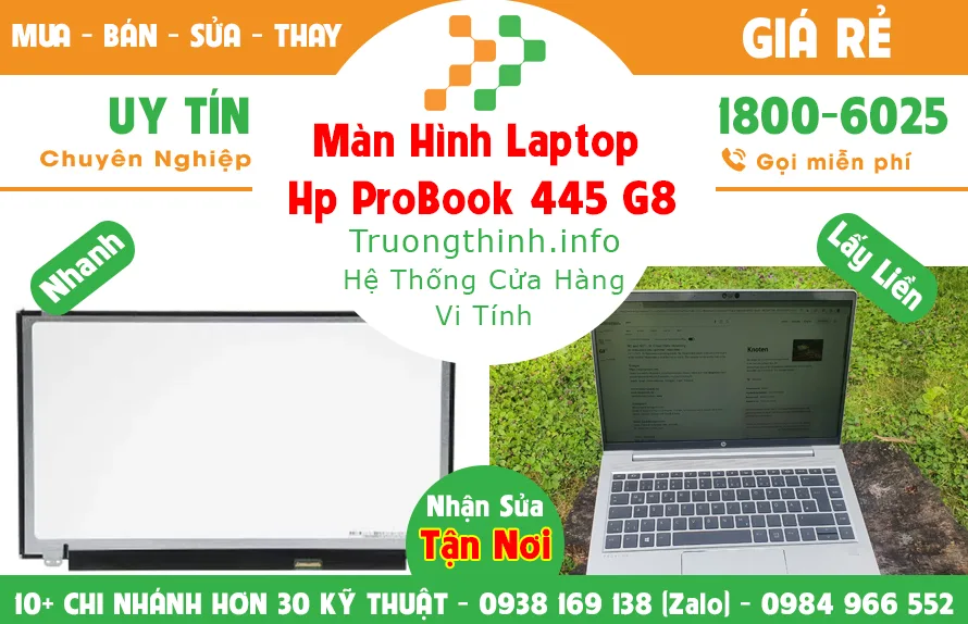 Màn Hình Laptop Hp probook 445 G8 Giá Rẻ - Vi Tính Trường Trịnh