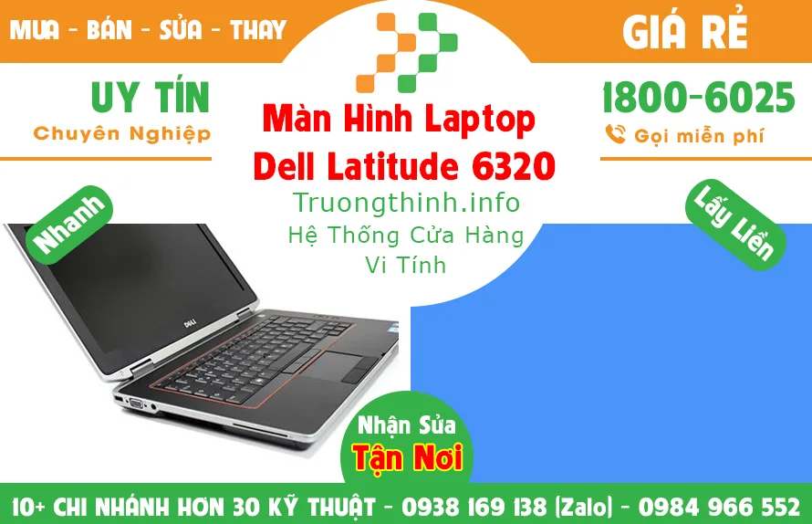 Màn Hình Laptop Dell Precision 6320 Giá Rẻ - Vi Tính Trường Trịnh