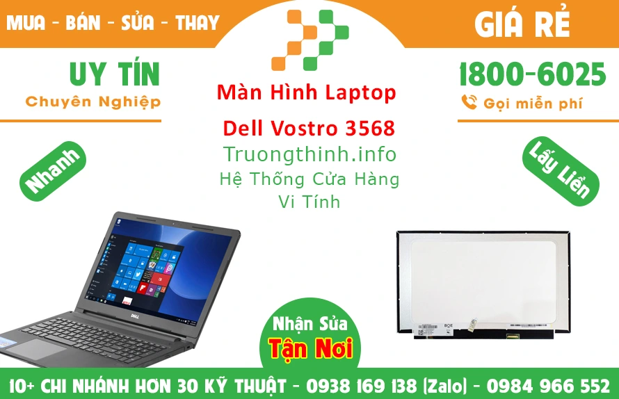 Màn Hình Laptop Dell Vostro 3568 Chính Hãng Giá Rẻ