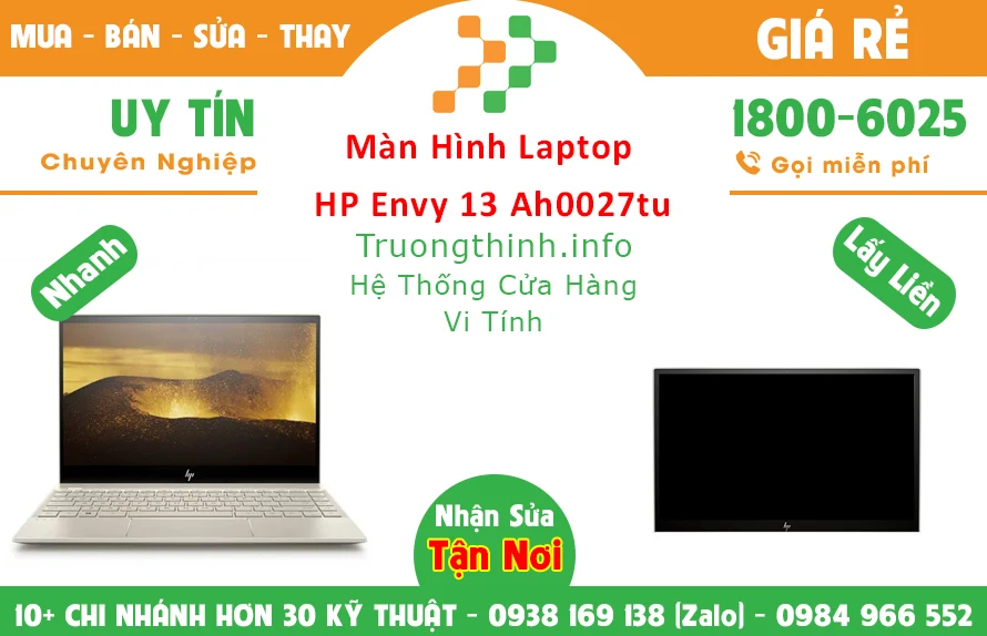 Màn Hình Laptop HP Envy 13 Ah0027tu Chính Hãng Giá Rẻ