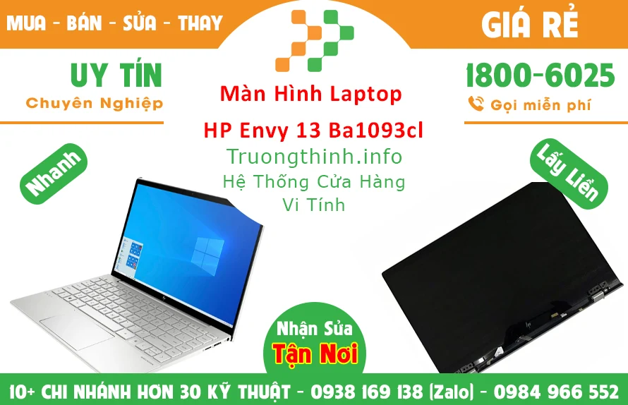 Màn Hình Laptop HP Envy 13 Ba1093cl Chính Hãng Giá Rẻ