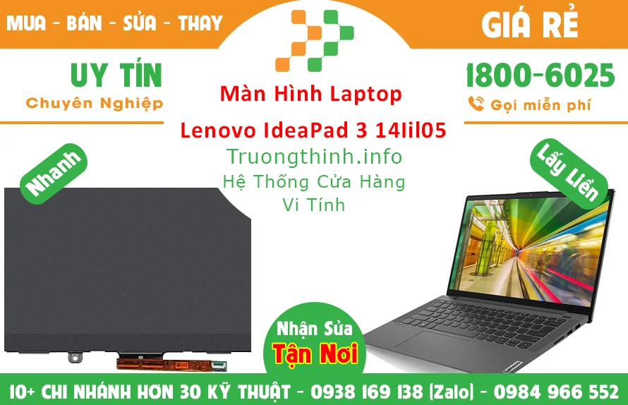 Màn Hình Laptop Lenovo Ideapad 3 14Iil05 Chính Hãng Giá Rẻ