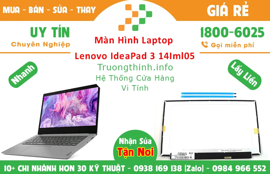 Màn Hình Laptop Lenovo Ideapad 3 14Iml05 Chính Hãng Giá Rẻ