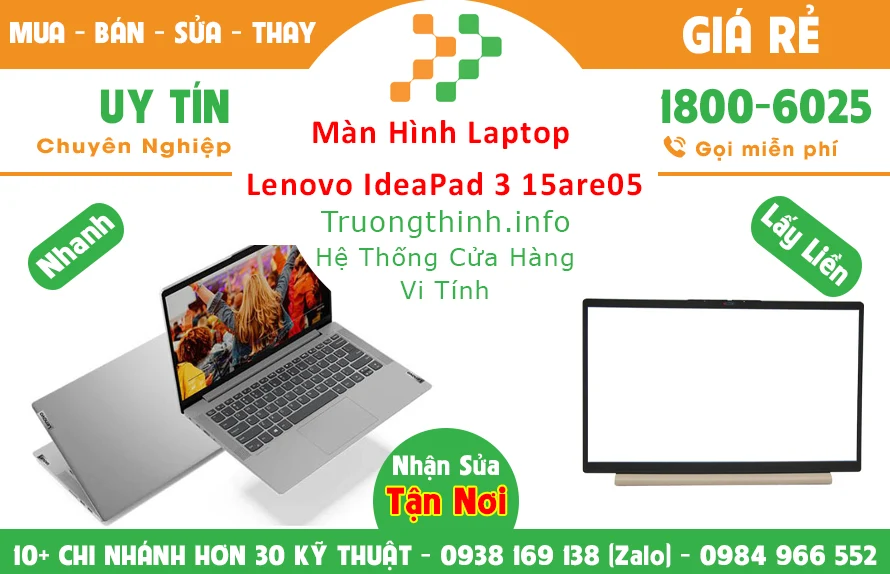 Màn Hình Laptop Lenovo Ideapad 3 15Are05 Chính Hãng Giá Rẻ