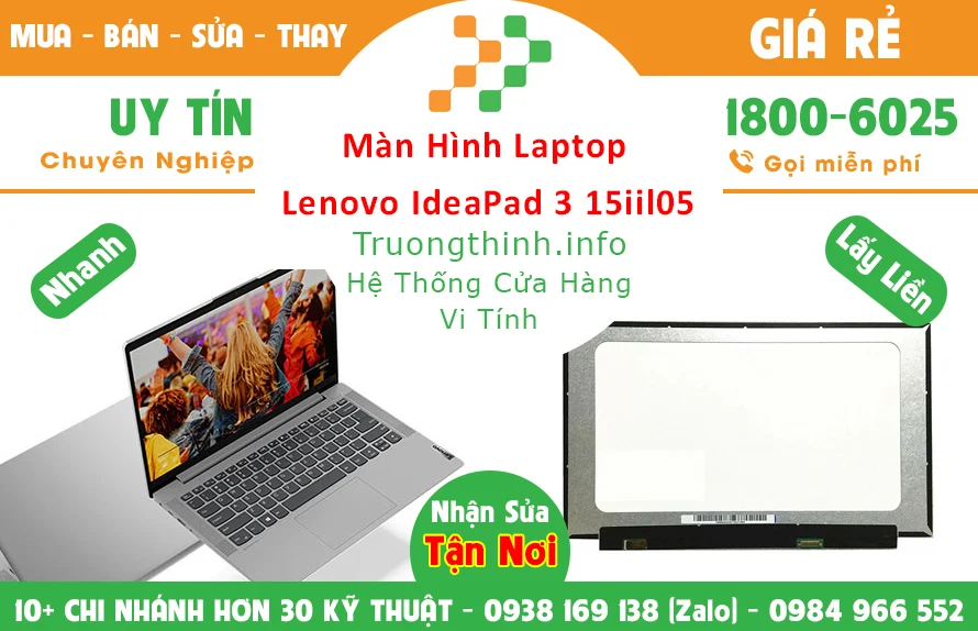 Màn Hình Laptop Lenovo Ideapad 3 15Iil05 Chính Hãng Giá Rẻ