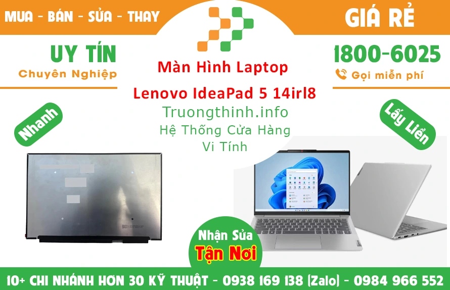 Màn Hình Laptop Lenovo Ideapad 5 14irl8 Chính Hãng Giá Rẻ