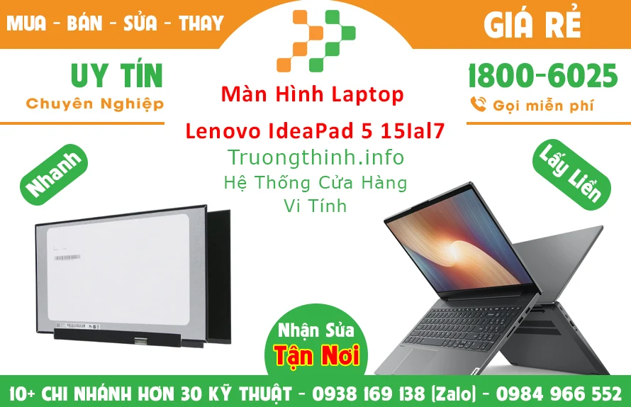 Màn Hình Laptop Lenovo Ideapad 5 15Ial7 Chính Hãng Giá Rẻ