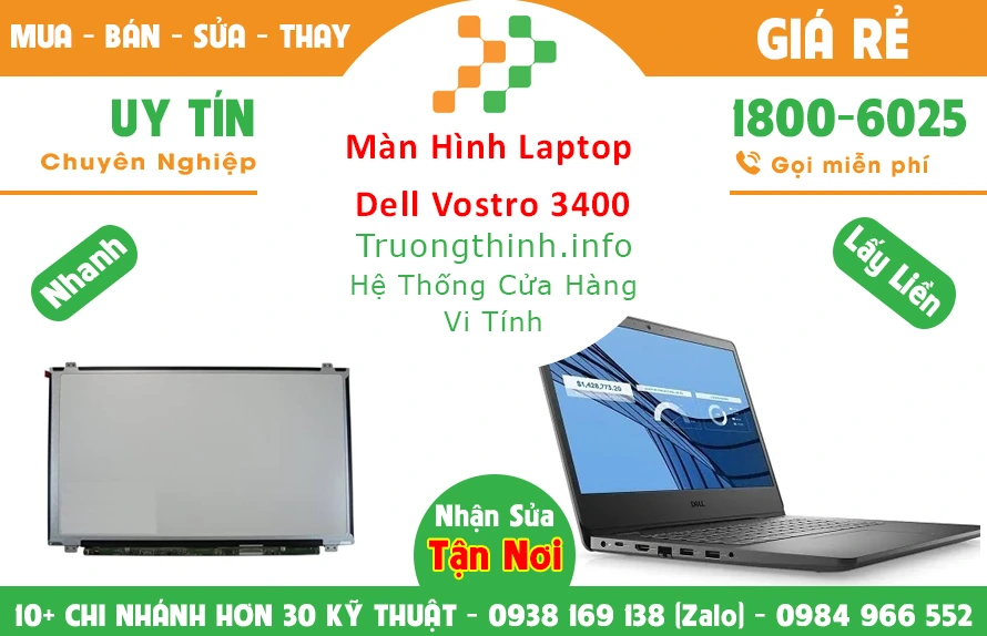 Màn Hình Laptop Dell Vostro 3400 Chính Hãng Giá Rẻ