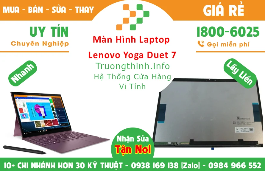 Màn Hình Laptop Lenovo Yoga Duet 7 Chính Hãng Giá Rẻ