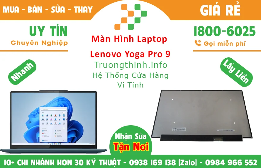 Màn Hình Laptop Lenovo Yoga Pro 9 Chính Hãng Giá Rẻ