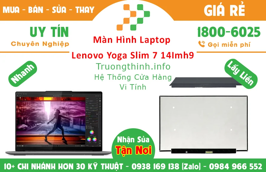 Màn Hình Laptop Lenovo Slim 7 14Imh9 Chính Hãng Giá Rẻ