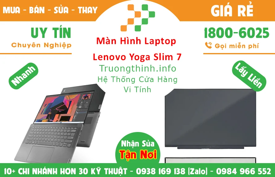 Màn Hình Laptop Lenovo Yoga Slim 7 Chính Hãng Giá Rẻ