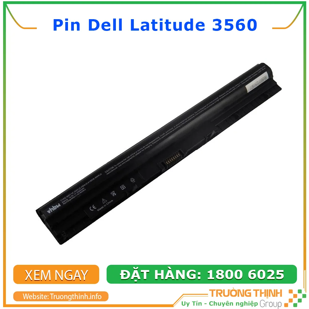Pin Laptop Dell Latitude 3560 Thay Lấy Ngay | Vi Tính Trường Thịnh Pin Laptop Dell Latitude 3560 Thay Lấy Ngay | Vi Tính Trường Thịnh