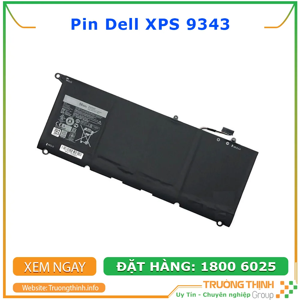 Pin Laptop Dell XPS 9343 Thay Lấy Ngay | Vi Tính Trường Thịnh