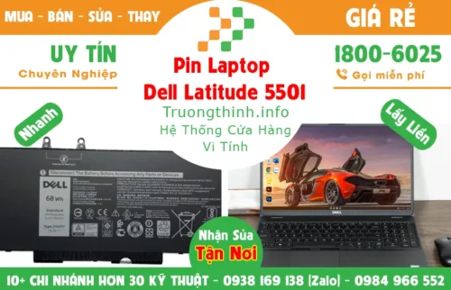 Pin Laptop Dell Latitude 5501