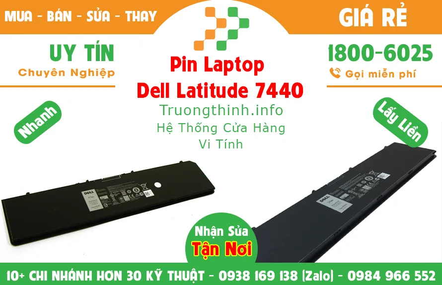 Mua Bán Pin Laptop Dell Latitude 7440 Giá Rẻ | Vi Tính Trường Thịnh