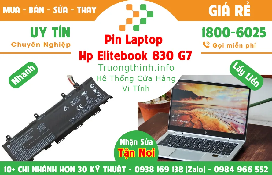 Mua Bán Pin Laptop Hp Elitebook 830 G7 Giá Rẻ | Vi Tính Trường Thịnh