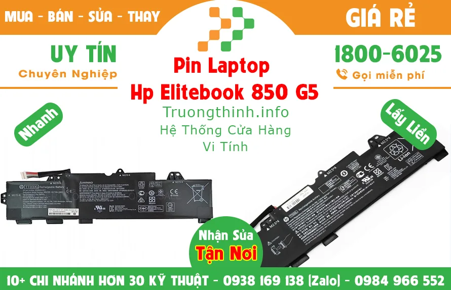 Mua Bán Pin Laptop Hp Elitebook 850 G5 Giá Rẻ | Vi Tính Trường Thịnh