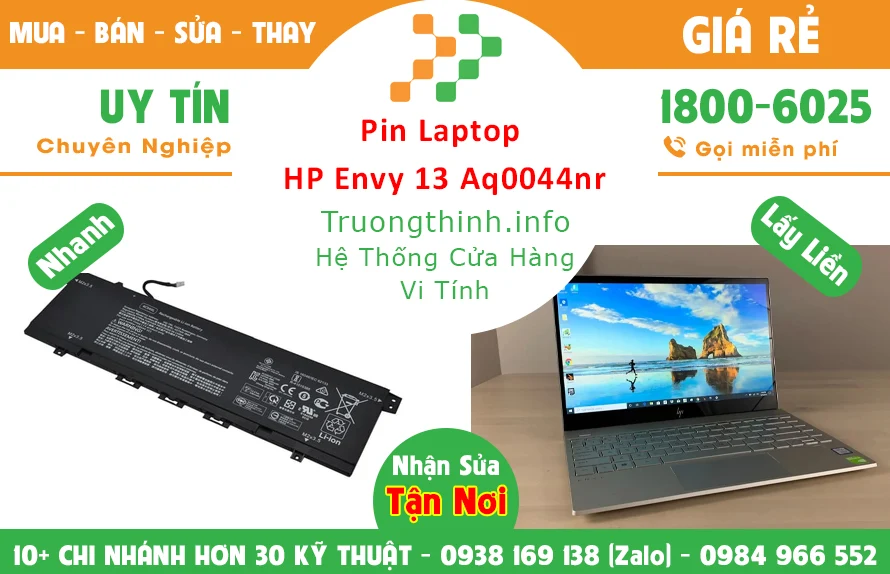 Bán Pin Laptop HP Envy 13 Aq0044nr Slim 5 Chính Hãng Giá Rẻ