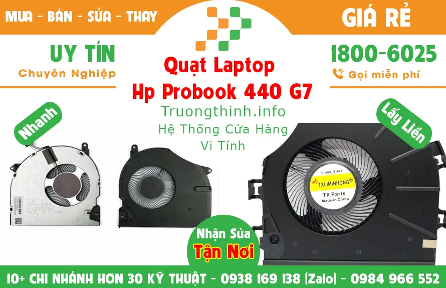 Quạt Laptop Hp probook 440 g7 Giá Rẻ | Vi Tính Trường Thịnh