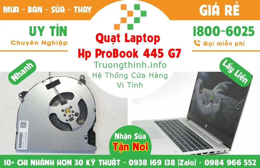 Quạt Laptop Hp probook 445 G7 Giá Rẻ | Vi Tính Trường Thịnh