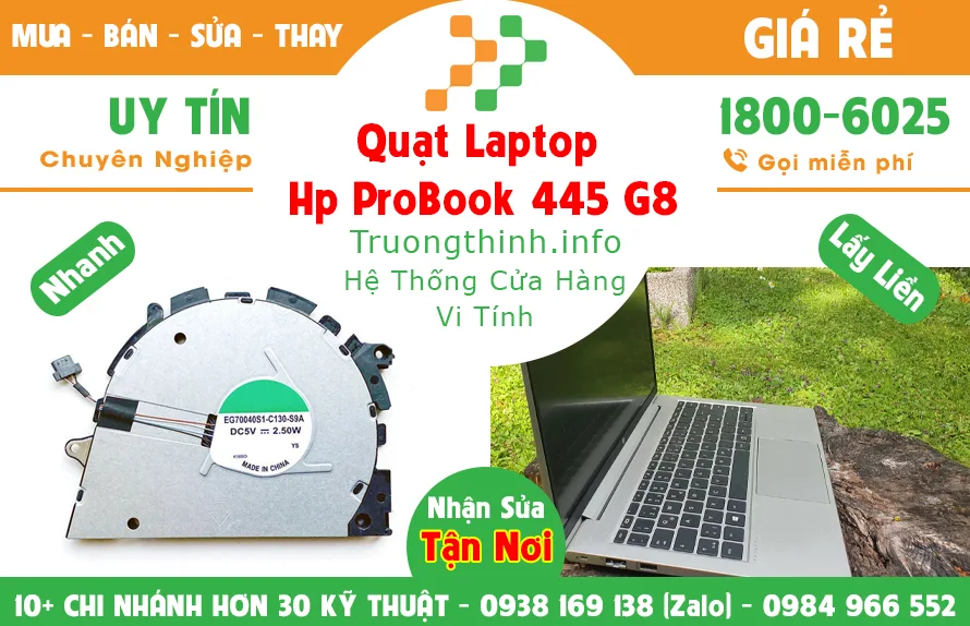 Quạt Laptop Hp probook 445 G8 Giá Rẻ | Vi Tính Trường Thịnh