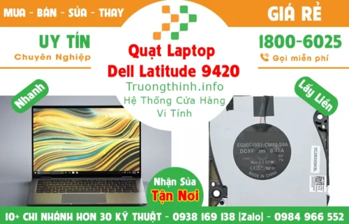 Quạt Laptop Dell Latitude 9420