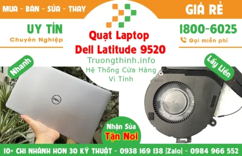 Quạt Laptop Dell Latitude 9520