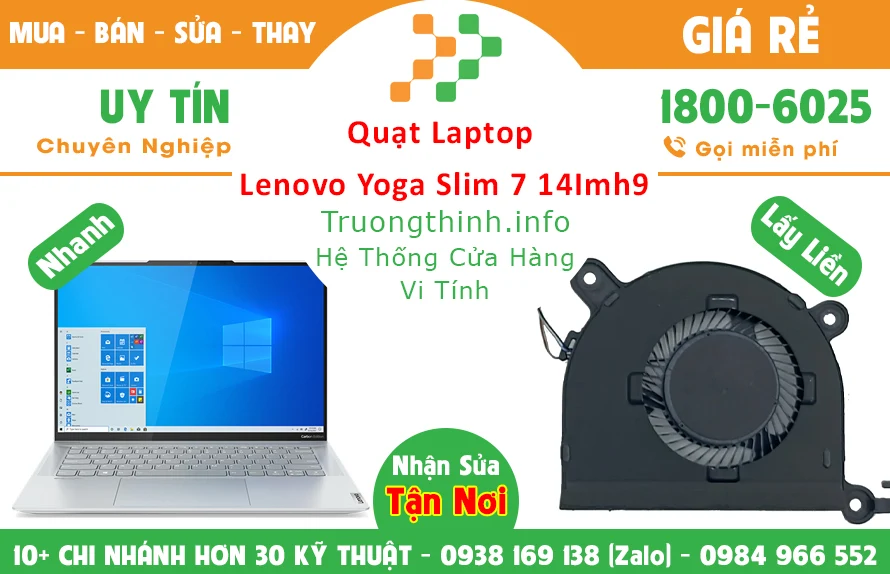 Thay Quạt Laptop Lenovo Slim 7 14Imh9