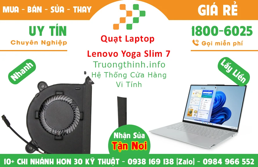 Thay Quạt Laptop Lenovo Yoga Slim 7