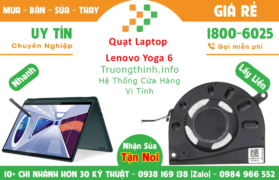 Thay Quạt Laptop Lenovo Yoga 6