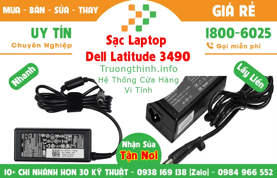 Sạc Laptop Dell Precision 3490 Giá Rẻ - Vi Tính Trường Thịnh