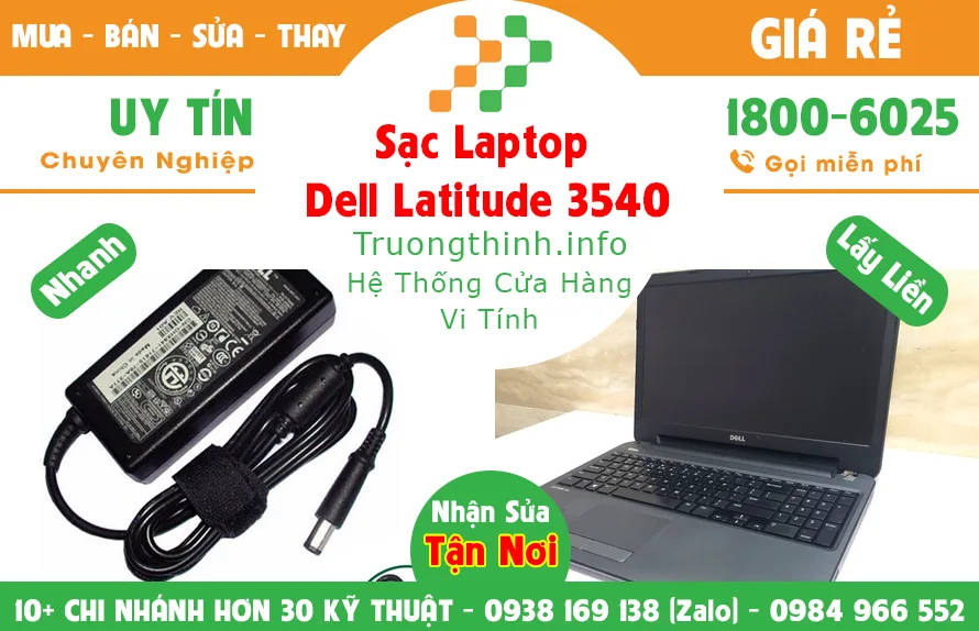 Sạc Laptop Dell Precision 3540 Giá Rẻ - Vi Tính Trường Thịnh Sạc Laptop Dell Precision 3540 Giá Rẻ - Vi Tính Trường Thịnh