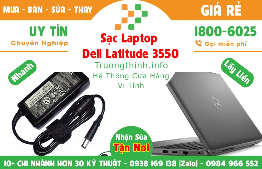 Sạc Laptop Dell Precision 3550 Giá Rẻ - Vi Tính Trường Thịnh