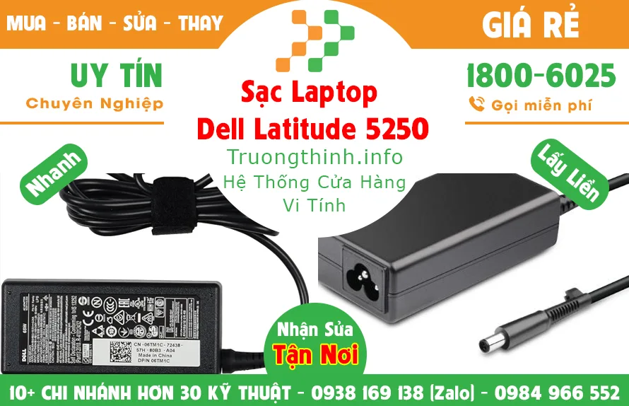 Sạc Laptop Dell Precision 5250 Giá Rẻ - Vi Tính Trường Thịnh