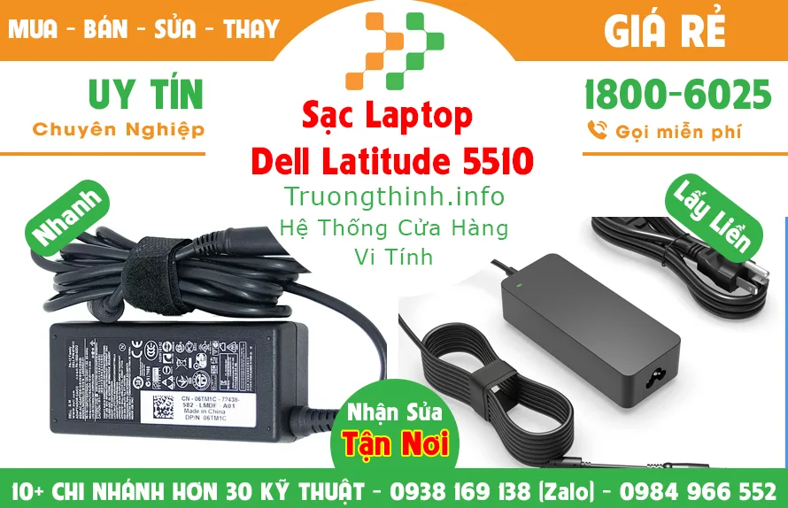 Sạc Laptop Dell Precision 5510 Giá Rẻ - Vi Tính Trường Thịnh