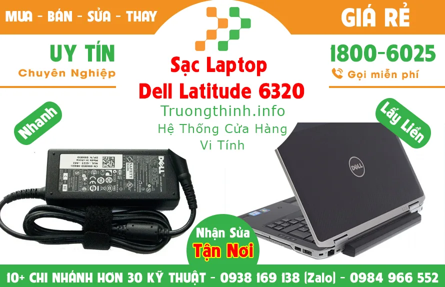 Sạc Laptop Dell Precision 6320 Giá Rẻ - Vi Tính Trường Thịnh