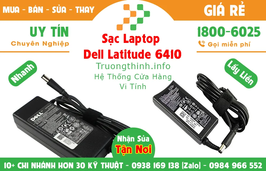 Sạc Laptop Dell Precision 6410 Giá Rẻ - Vi Tính Trường Thịnh