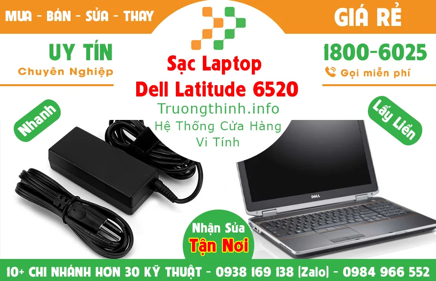 Sạc Laptop Dell Precision 6520 Giá Rẻ - Vi Tính Trường Thịnh