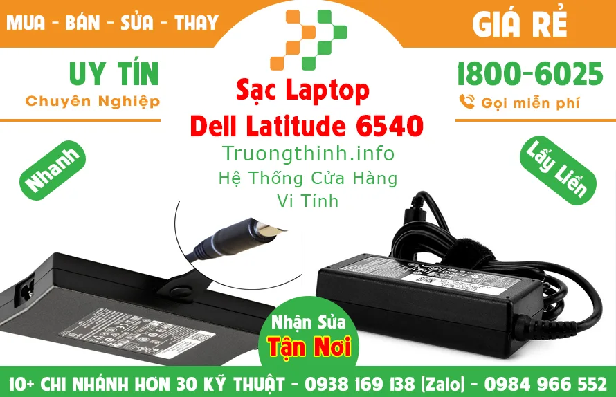 Sạc Laptop Dell Precision 6540 Giá Rẻ - Vi Tính Trường Thịnh