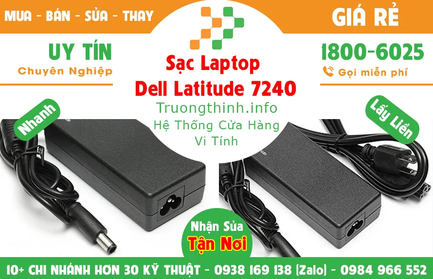 Sạc Laptop Dell Precision 7240 Giá Rẻ - Vi Tính Trường Thịnh