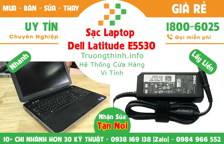 Sạc Laptop Dell Precision E5530 Giá Rẻ - Vi Tính Trường Thịnh