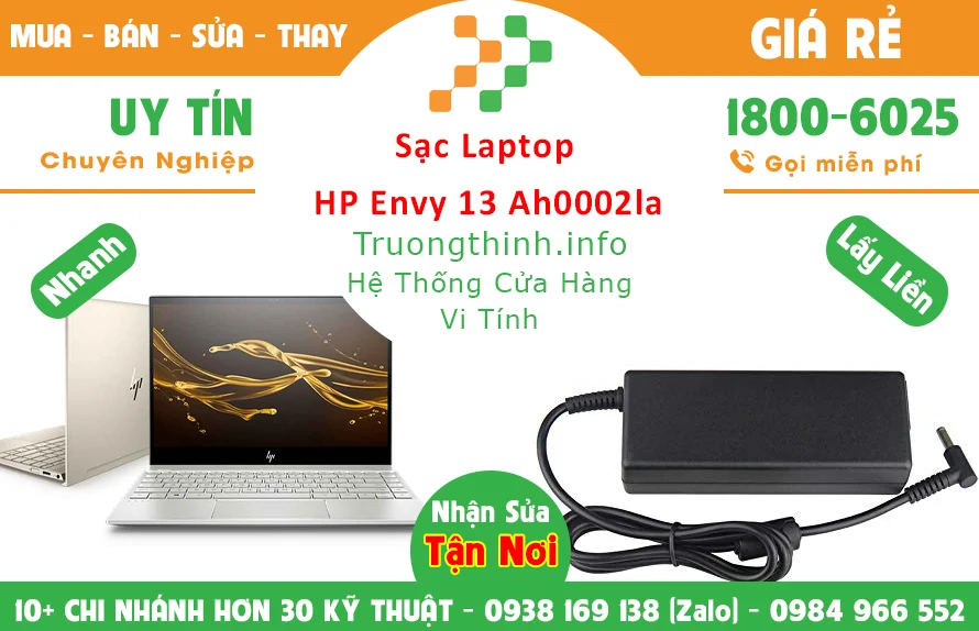 Sạc Laptop HP Envy 13 Ah0002la Chính Hãng Giá Rẻ