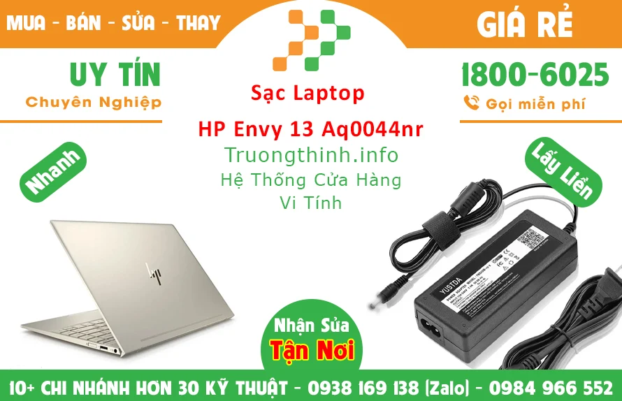 Sạc Laptop HP Envy 13 Aq0044nr Chính Hãng Giá Rẻ