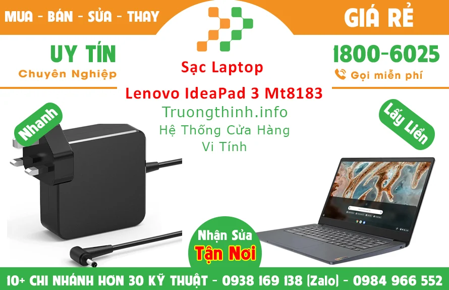 Sạc Laptop Lenovo Ideapad 3 Mt8183 Chính Hãng Giá Rẻ